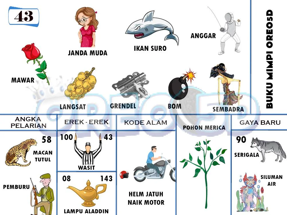 buku mimpi erek erek togel 43